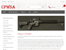 Tablet Screenshot of cpwsa.com